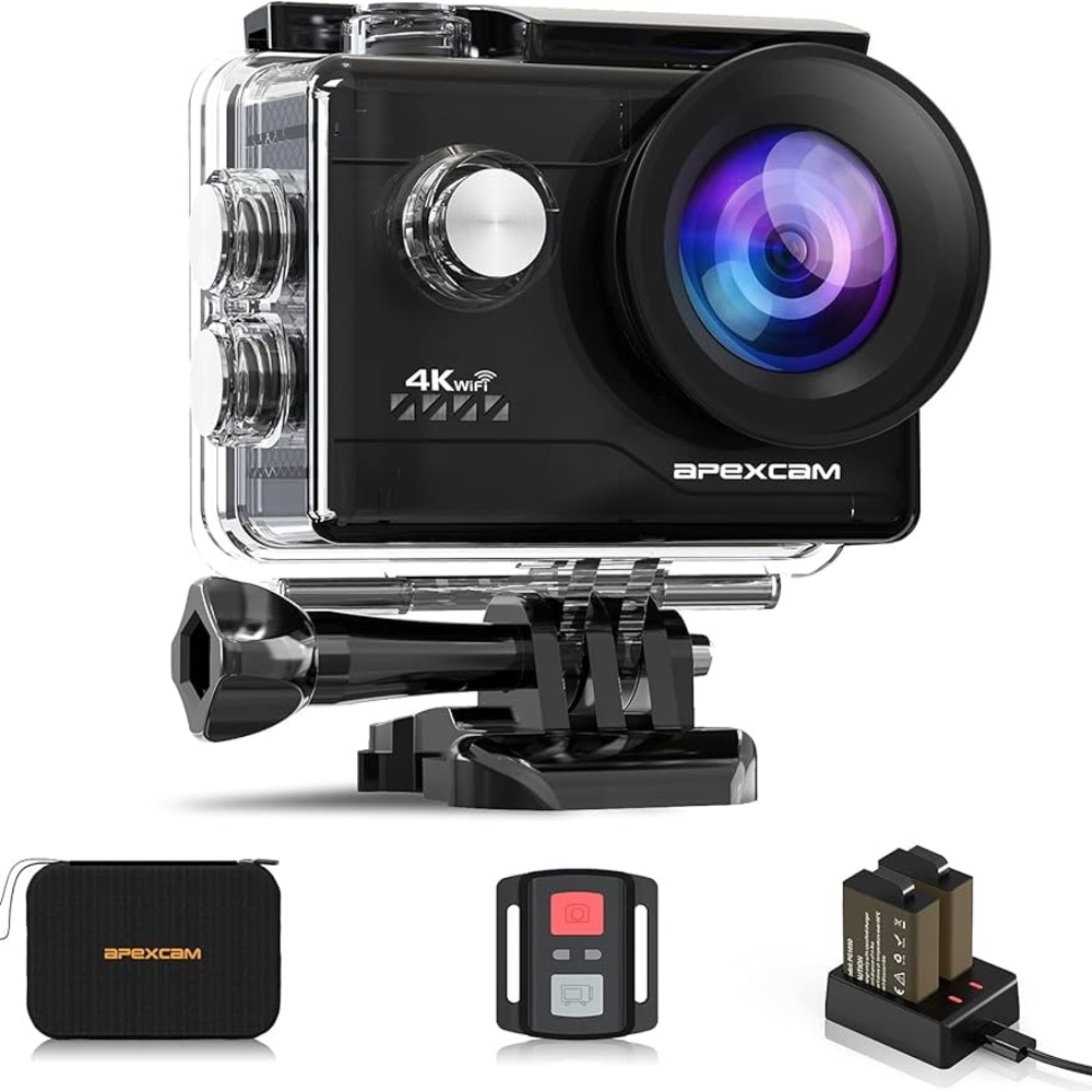Apex 4K Action Camera - Black underwater